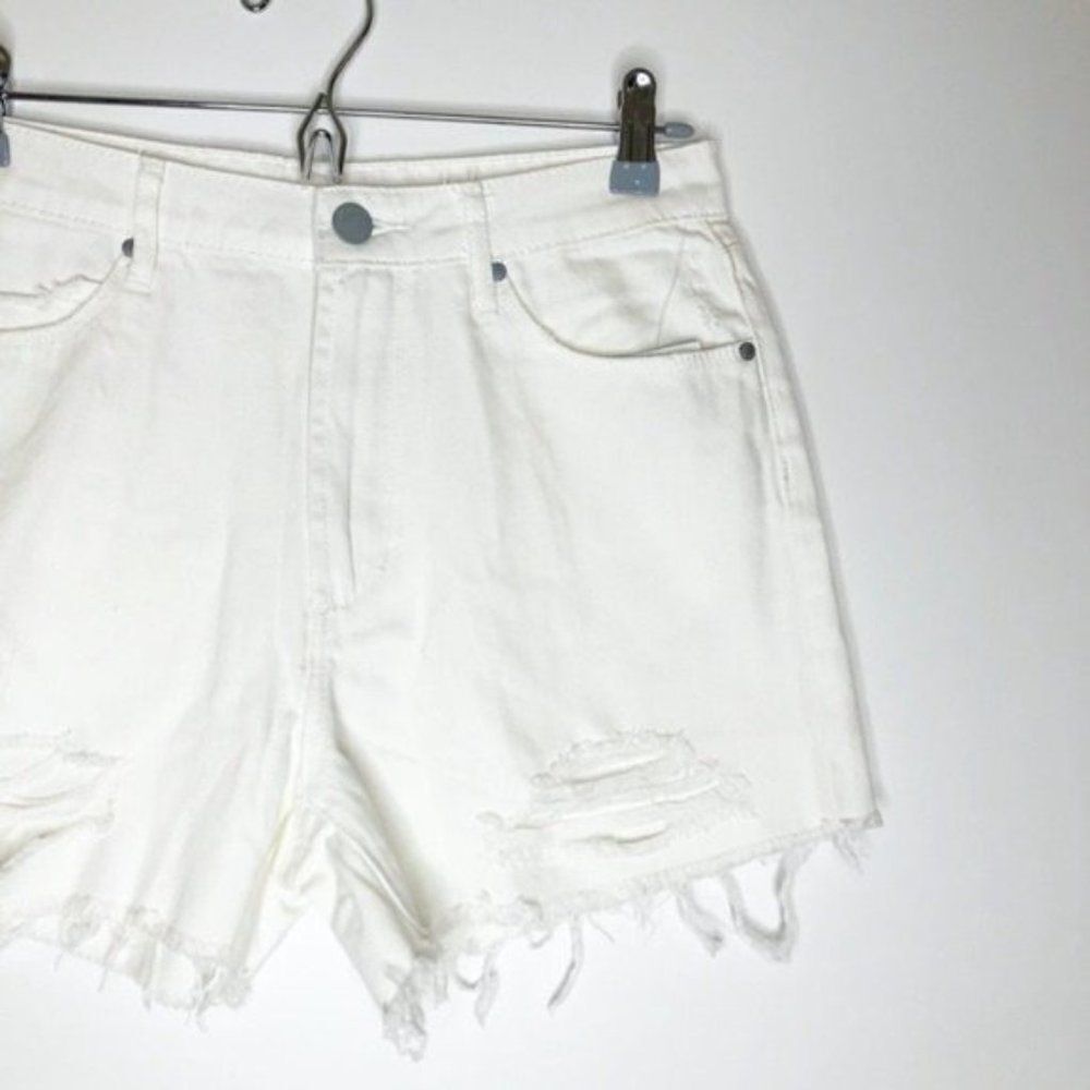 ARTICLES OF SOCIETY Ripped High Rise Shorts - Picture 2 of 7